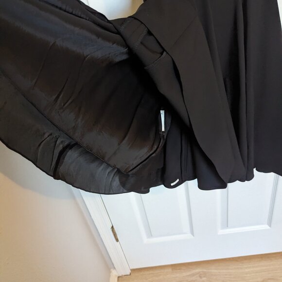 ART DECO | CIRCLE SKIRT | LBD with Fit & Flare | Hugo Boss | 6 | Black | - Picture 8 of 11